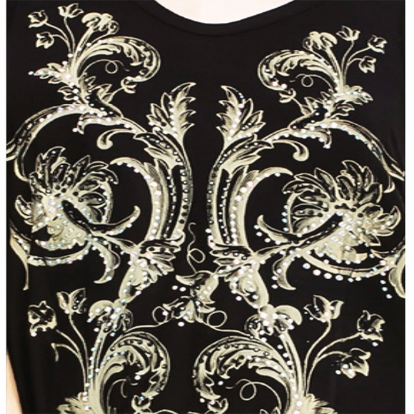 Gothic Punk Stone Studded Tank Top / Tunic Dress - Picture 3 of 8